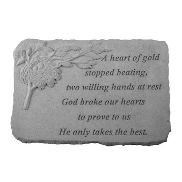 Kay Berry A Heart Of Gold Memorial Stone, Birds Nest KA313328 - main